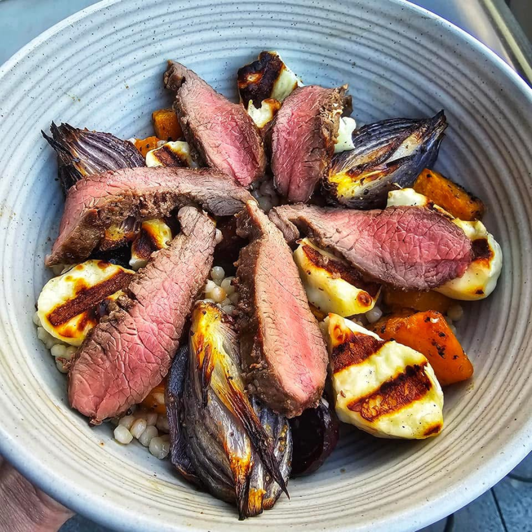 Smoky Pastures: Lamb, Halloumi & Roast Veg Salad – Stagg and Co