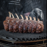 The Four Saucemen: Reverse Seared Lamb Rack