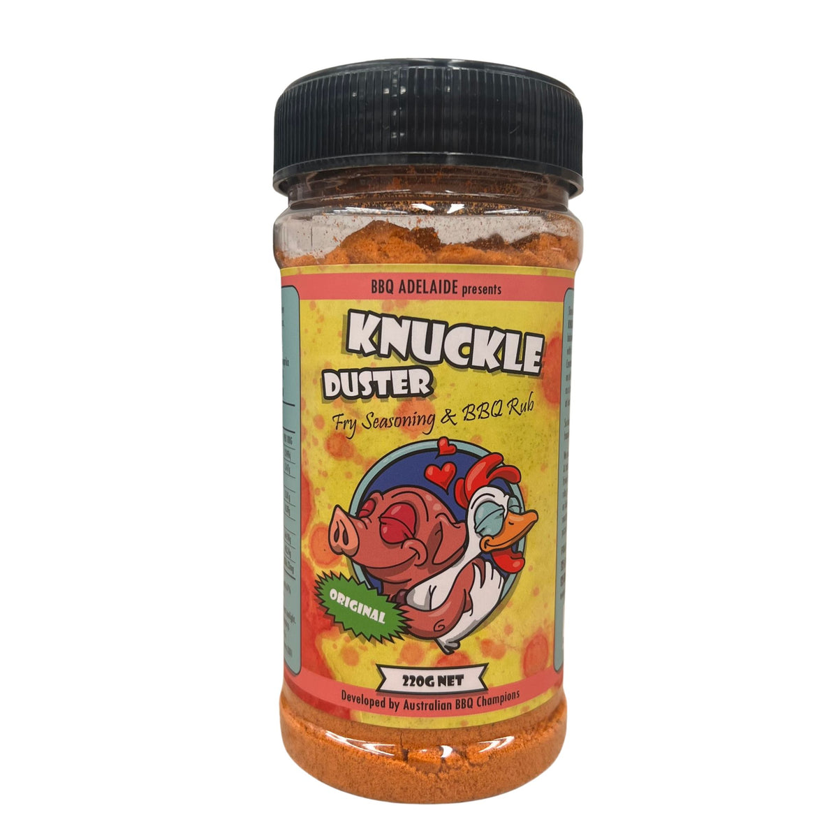 BBQ Adelaide Knuckle Duster Wing Dust, Fry Seasoning &amp; BBQ Rub