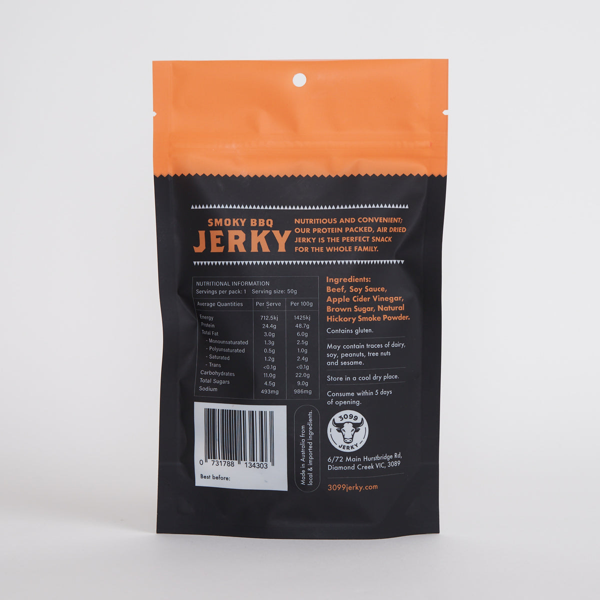 3099 Jerky &amp; Co - &quot;Smoky BBQ 50g&quot;