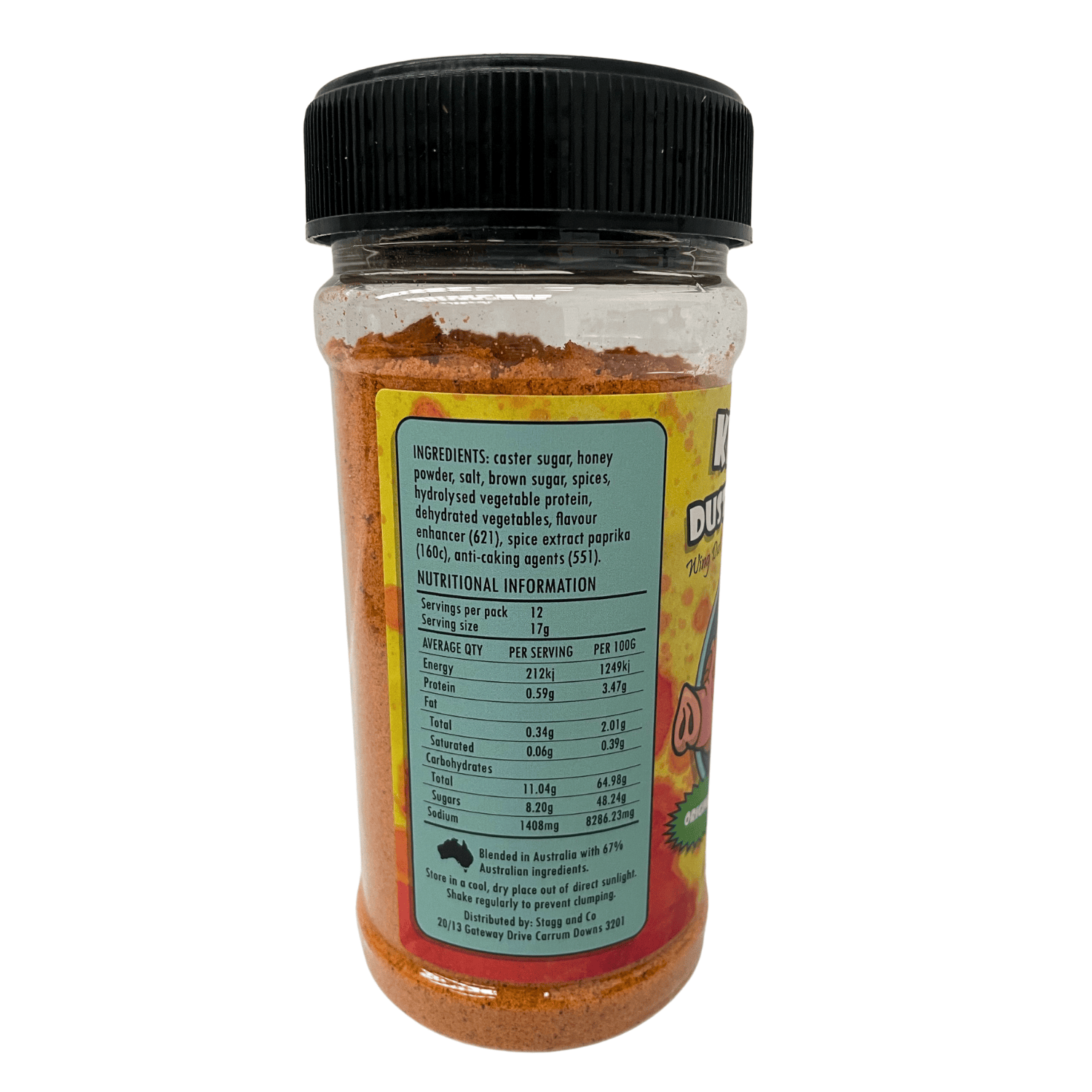 BBQ Adelaide Knuckle Duster Wing Dust, Fry Seasoning & BBQ Rub