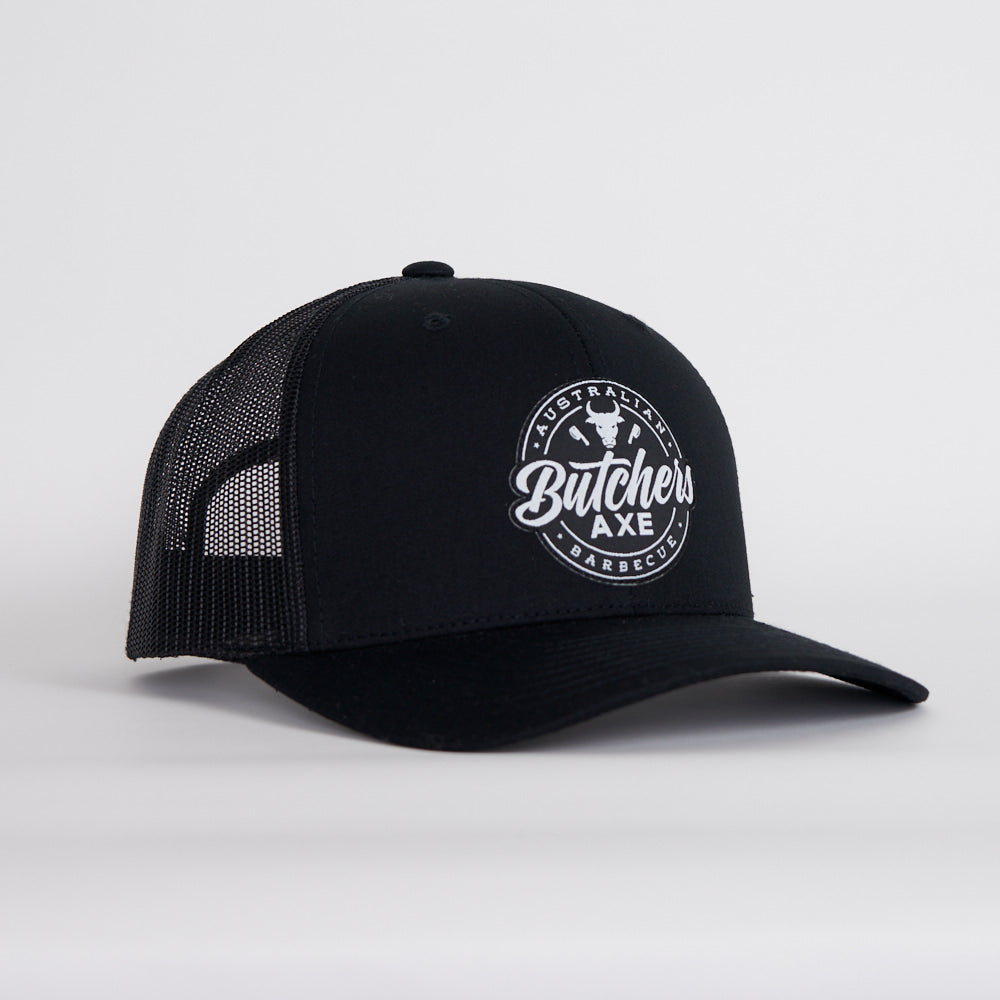 Butchers Axe Barbecue Trucker Cap